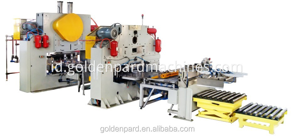 Cina grosir menyesuaikan mesin pembuat kotak timah wadah logam di lini produksi kaleng